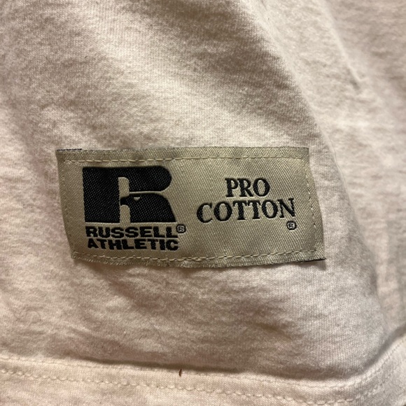 RUSSELL pro sport ‘Tai Chi Etc’ vintage tee; 💯 thick combed cotton, made in USA - Picture 2 of 10